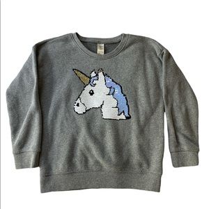 Oshkosh Bgosh Girlss Unicorn Sweatshirt 